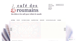 Desktop Screenshot of cafedesroumains.com